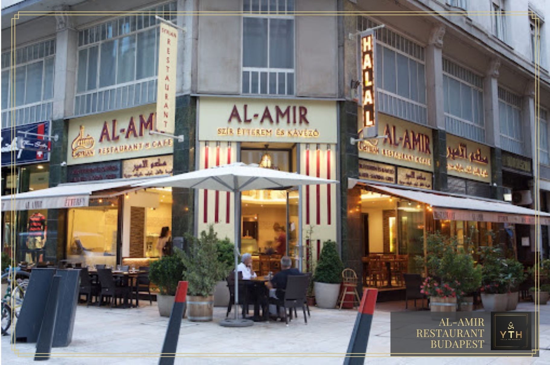 Al-Amir restaurant in Budapest, Hungary