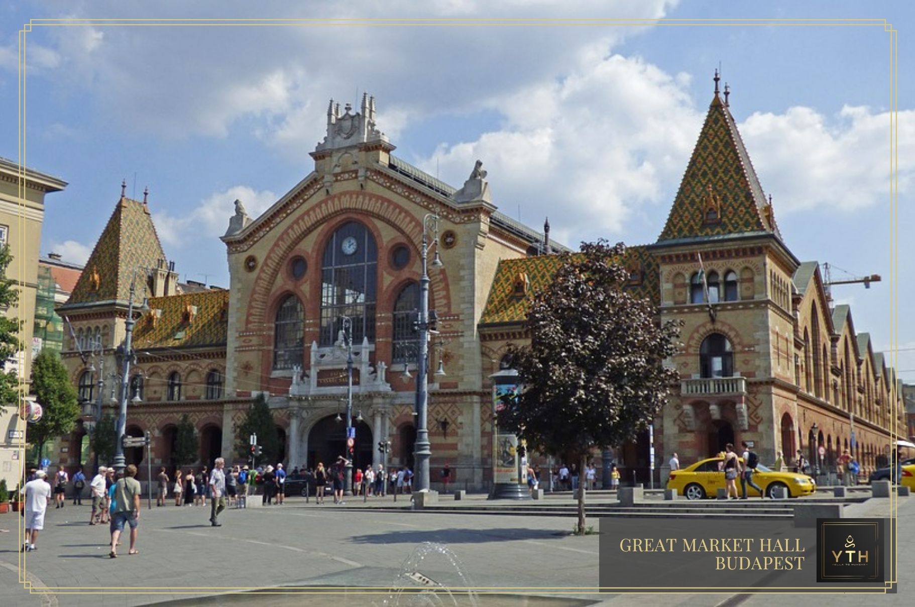 Great Market Hall in Budapest, Hungary